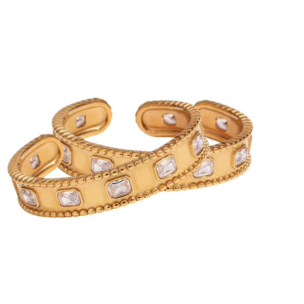 Kalie Cuff Bracelet 18K Gold Non Tarnish