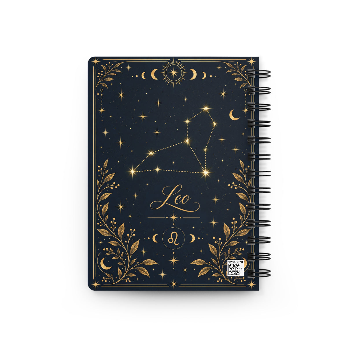 Leo Spiral Journal — Gold Zodiac Journal (Jul 23 – Aug 22)