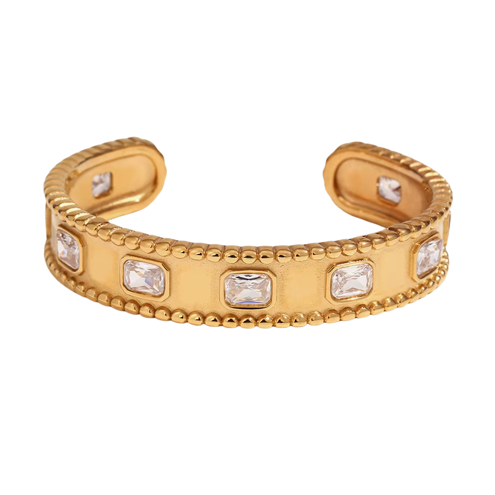 Kalie Cuff Bracelet 18K Gold Non Tarnish